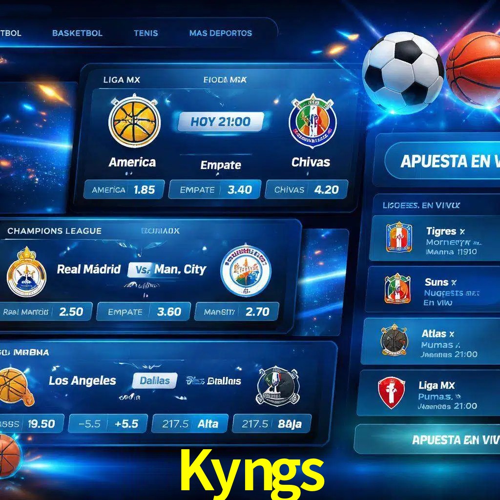 Mercados de apuestas deportivas Kyngs para jugadores en México
