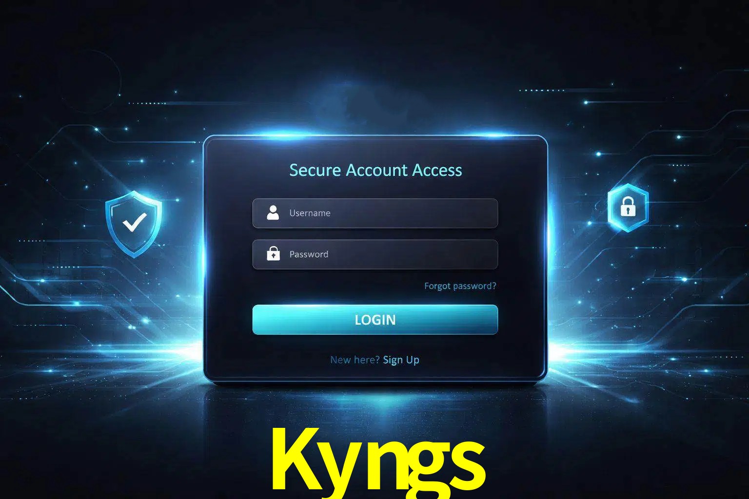 Pantalla de inicio de sesión de cuenta Kyngs para usuarios en México