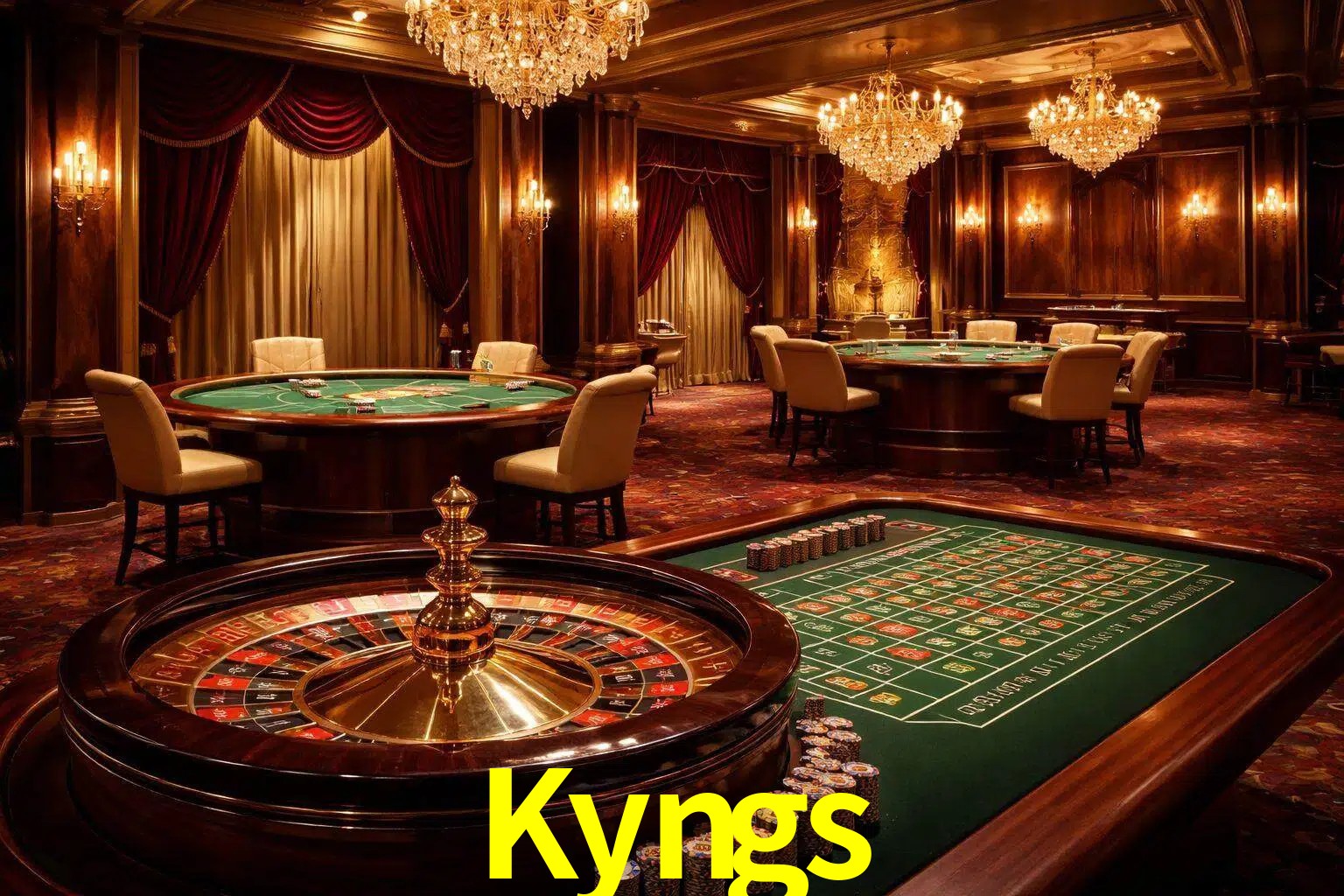 Una escena premium de mesa de casino en vivo con cartas, elementos de ruleta y un ambiente pulido de estudio de transmisión.
